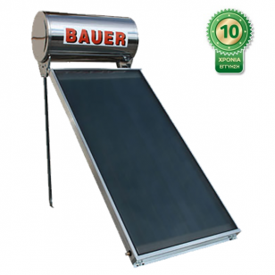 Ηλιακός Θερμοσίφωνας Bauer Glass VR-120 2πλής ενέργειας