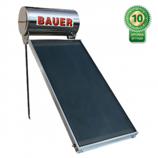 Ηλιακός Θερμοσίφωνας Bauer Glass VR-160 2πλής ενέργειας