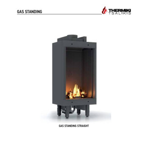 Τζάκι αερίου STANDING STRAIGHT Τζάκι αερίου STANDING STRAIGHT