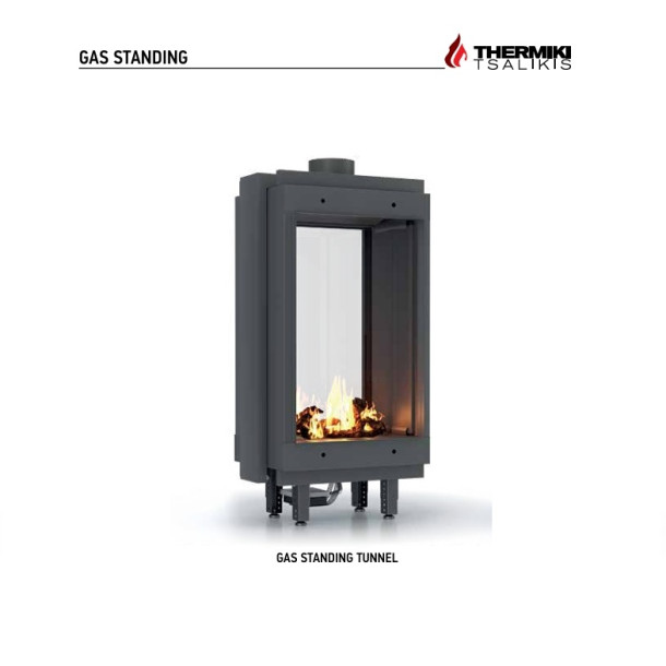 Τζάκι αερίου STANDING TUNNEL