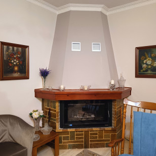 Τοποθέτηση ενεργειακό τζάκι αερόθερμο τύπου Κασέτα στην Ερμούπολη Σύρου